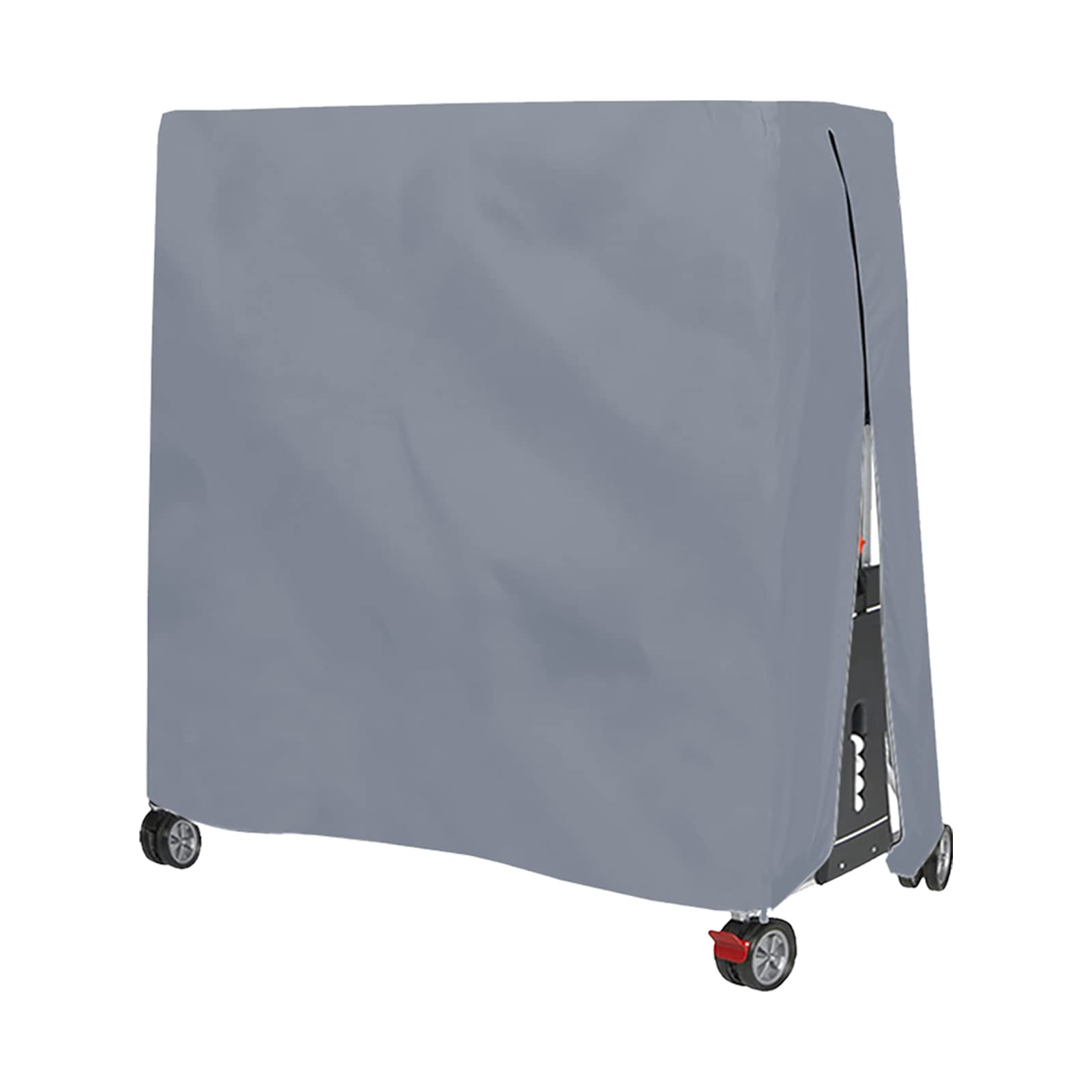 Copertura per tavolo da tennis e ping pong con cerniera e coulisse, 420D Oxford resistente impermeabile per interni ed esterni (185 x 165 x 70 cm) (grigio)