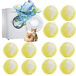 【Materiali di Alta Qualità】Acchiappa peli per lavatrice realizzati in nylon e plastica di alta qualità,con una superficie in microfibra unica,resistente e morbida.Resistente e atossico,previene nodi e torsioni nei capi,mentre il cattura peli lavatric...