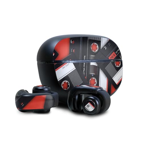Image of Skin Compatible with Bose Ultra Open Earbuds - Mixtape - Premium 3M Vinyl Protective Wrap Decal Cover - Easy to Apply | Crafted in The USA by MightySkins