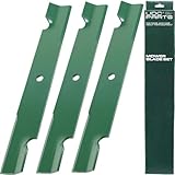 UDC Parts Mower Blades for Bad Boy 54 Inch 038-0005-00 MZ Magnum 54 MZ Rambler CZT Elite/High Lift Mulching / 3 Pack