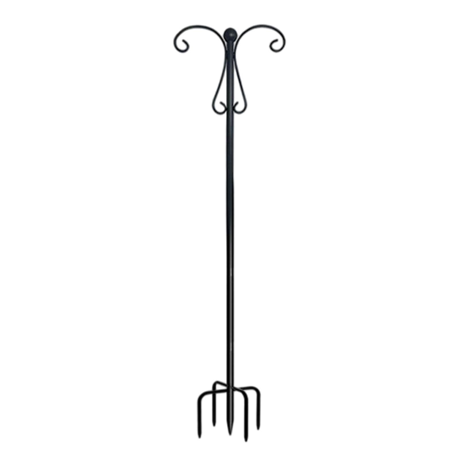 Double Shepherds Hook Sturdy Garden Hook for Lantern Flowerpot Plant Baskets 233 cm-image-34