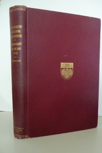 The Quarter-Centennial Celebration of the Unive... B000860ACO Book Cover