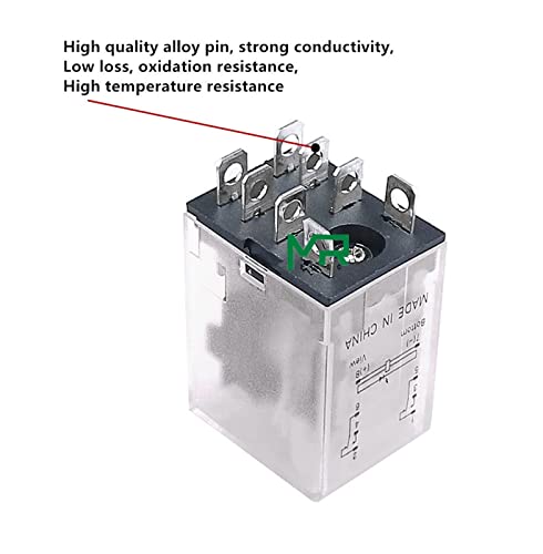 Relé de potencia de 8 pines 24V CC para evitar fallos por vibración 3