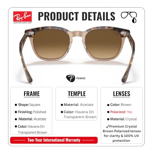 Image of Ray-Ban RB2298 HAWKEYE Square Shaped Sunglasses for Men & Women with Official RAYBAN Eyewear Kit