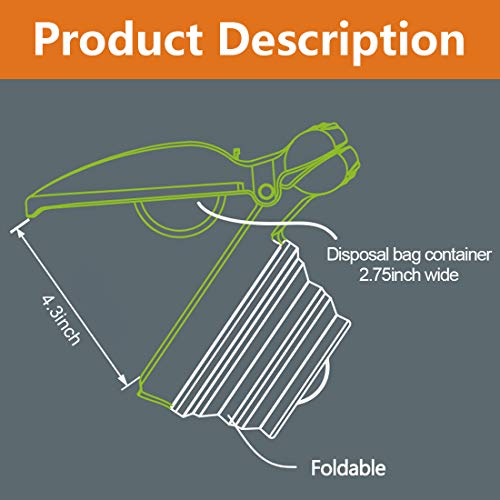 Dog Pooper Scooper with 150PCS Waste Cleaner Bag, Dog Scooper Pooper for Large Dog, Dog Poop Scooper for Walking, Dog Waste Pick Up with Bag Dispenser, Dog Leash Clip and Pooper Scooper Bags Dog Pooper Scooper with 150PCS Waste Cleaner Bag, Dog Scooper Pooper for Large Dog, Dog Poop Scooper for Walking, Dog Waste Pick Up with Bag Dispenser, Dog Leash Clip and Pooper Scooper Bags