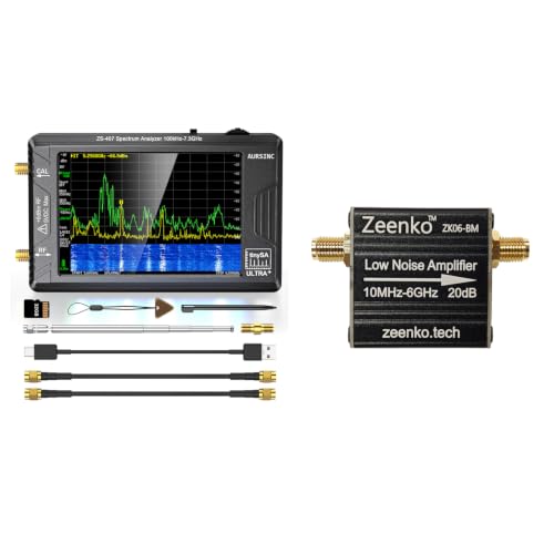 Image of AURSINC Tinysa Ultra+ ZS407 7.3GHz Spectrum Analyzer with ZK06-BM LNA