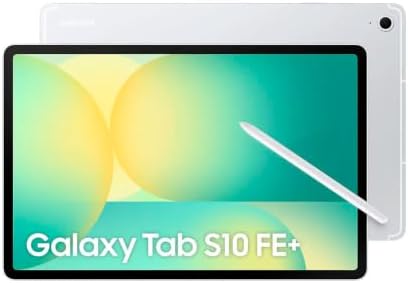 Samsung Tablet Galaxy Tab S10 FE+ WiFi, Prata, 128GB, 8GB, Tela 1...