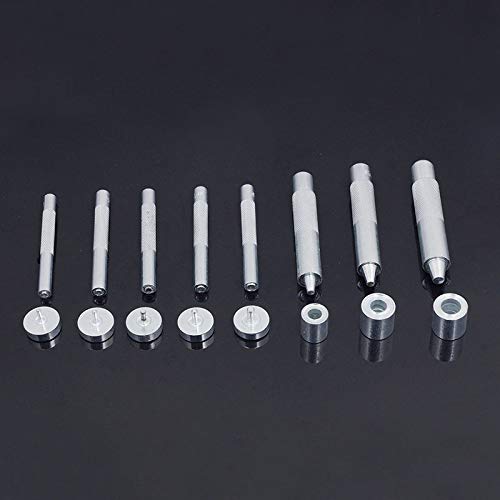 TF ojales, perforador de 3 mm hasta 14 mm, cuero artesanía perforador perforador herramientas para remaches y botones, tratamiento de piel, correa de sellado, zapatos, tela, ropa de lienzo, ojal, 3 mm