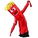Spooktacular Creations Halloween Inflatable Costume Adult, Tube Man Blow up Costume, Tube Dancer Wacky Waving Arm Inflatable Suit for Cosplay Themed Parties, Red