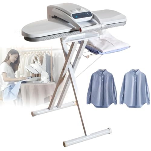 Plancha de vapor digital para ropa, con pantalla LED, 5 ajustes de temperatura, para uso doméstico y comercial, área de planchado: 650 x 240/800 x 310 mm,65cm