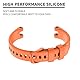 FUNBAND Compatible with Garmin Lily Strap Bands, Soft Silicone Wristband Bracelet Band Accessory Replacement Wristbands fit for Garmin Lily Smart Watch (3-Pack)