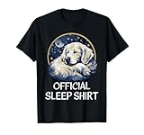 Una camisa blanca Golden Retriever para los que todavía buscan un camisón adecuado para su cumpleaños o Navidad. La divertida camisa de dormir Golden Retriever también se puede llevar como un camisón o pijama y es perfecta para tumbonas