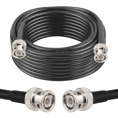 Rallonge BNC mâle RG58 stable 50 ohm XRDS -RF pour flux vidéo de sécurité net
