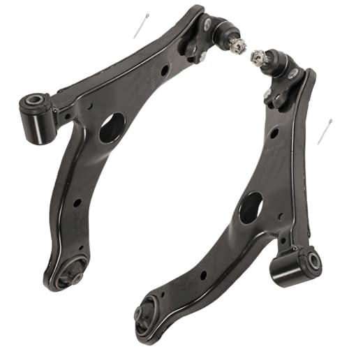 Image of Detroit Axle - Front Struts Kit for 2014 2015 2016 2017 2018 2019 Toyota Corolla, 2 Struts with Coil Spring Assembly 2 Lower Control Arms with Ball Joint Replacement