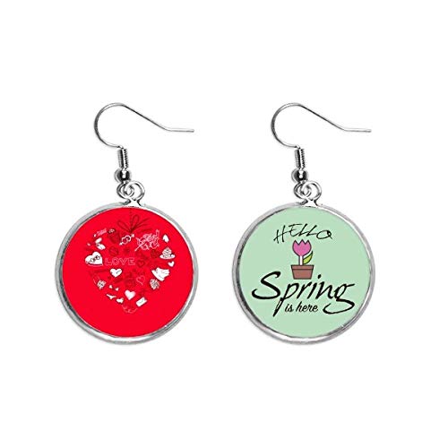Pendientes de corazón rojo para lucir en tus citas de San Valentín y eventos de primavera