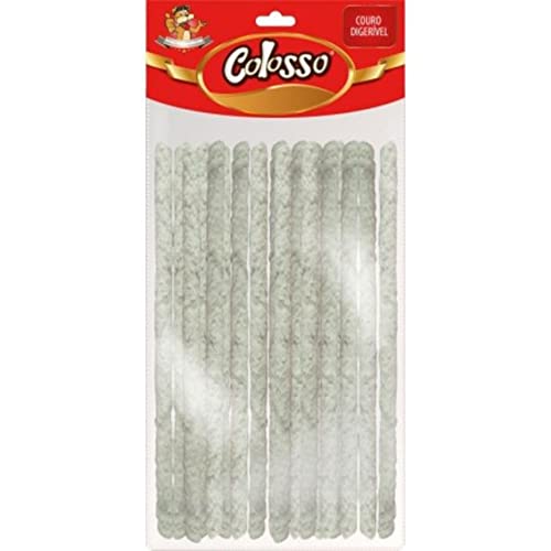 Osso Macio Colosso Palito Mastigável Extrafino Branco com 20 Unidades