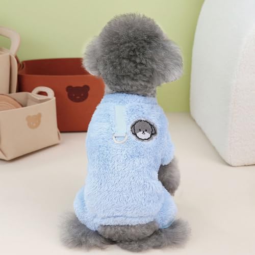 Hundepullover Kleine Hunde Hundekostüm Sweater Katzenpullover Hundekleidung Hund Teddyhund Winterkleidung Plüsch Mittel Hund Pullover Winter Warmer M-Code für Kleine Mittel Haustier