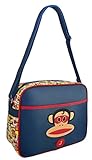paul frank tasche  Paul Frank - Super Julius The Monkey Kunstleder Schultertasche Messenger Bag Navy