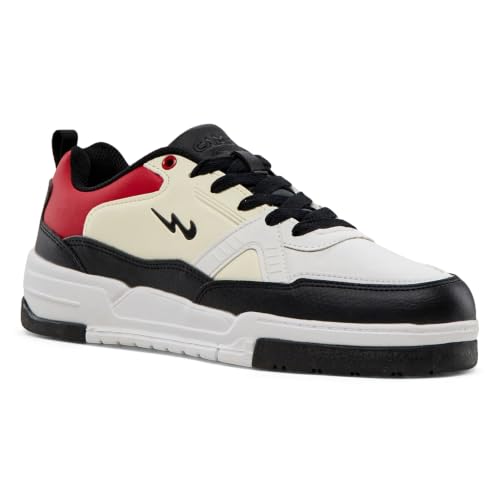 Buy Campus Men WHT/BLK Sneakers - 10UK/India OG-27, White at Amazon.in - Image 2
