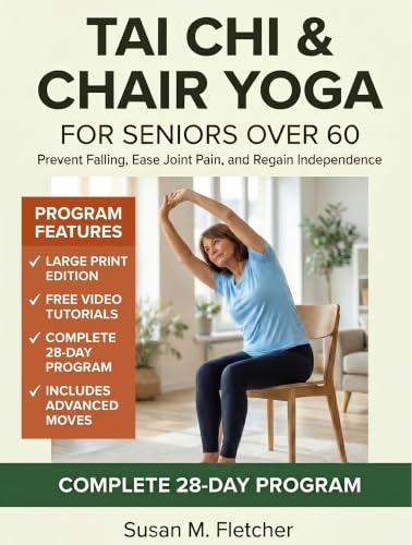 Tai Chi & Chair Yoga for Seniors Over 60: Prevent Falling and Start Living: 10-Minute Seated Flows to Rebuild Balance, Ease Joint Pain, and Regain Independence