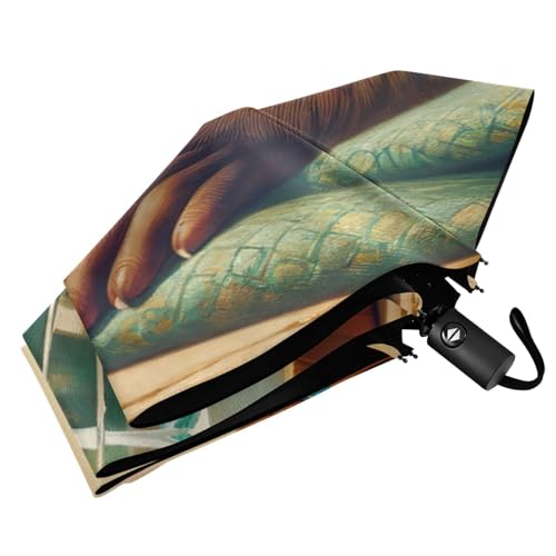 Parapluie UV Gentle Otter vert la solution contre le soleil