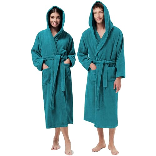 Jenny Accappatoio UNISEX Spugna Cotone 100% L Ottanio