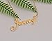 RONKAH Cassidy Custom Personalized Name Necklace with Heart Plated Customized Pendant Necklace Jewelry for Women Christmas Valentine's Day Birthday New year Mother's Day Gold
