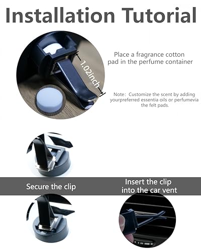 Image of Bling Flower Car Accessories for Women Interior Aesthetic, Flower Decorative Vent Clips, Car Air Conditioner Clip Automotive Interior Decoration Fragrance-Free Aromatherapy Tablets, Add Your Own Scent