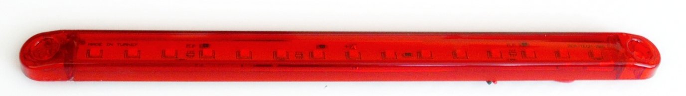 10 x 12-24 V LED 240 mm długie czerwone tylne boczne światła obrysowe lampy do ciężarówki przyczepy podwozia autobusu kampera