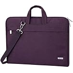 Voova Laptop Bag 17 17.3 inch, Waterproof Laptop Case Sleeve with Shoulder Strap, Large Slim Computer Cover Briefcase for 17-18 Inch MacBook HP Lenovo Acer Asus Dell Laptop, Men Women-Dark Purple