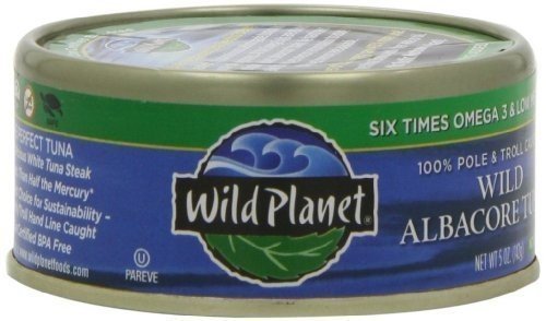 WILD PLANET TUNA ALBACORE WILD NS, 5 OZ