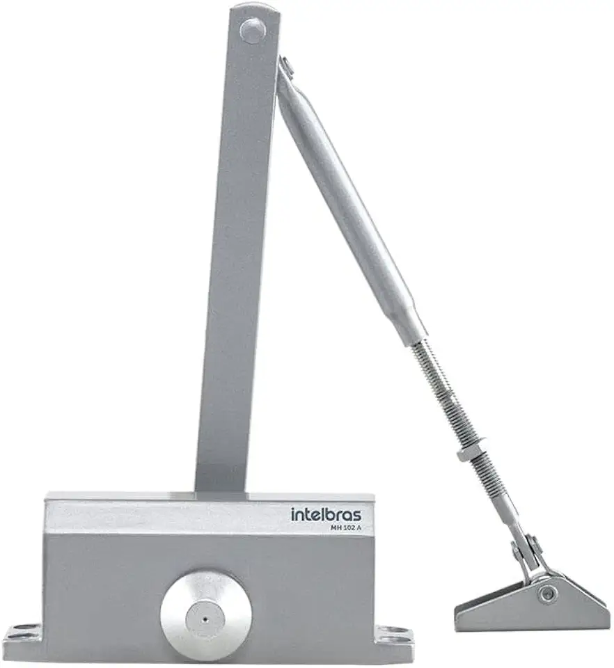 Mola Hidráulica Aérea para Porta Intelbras MH 102 A para 45Kg Prata