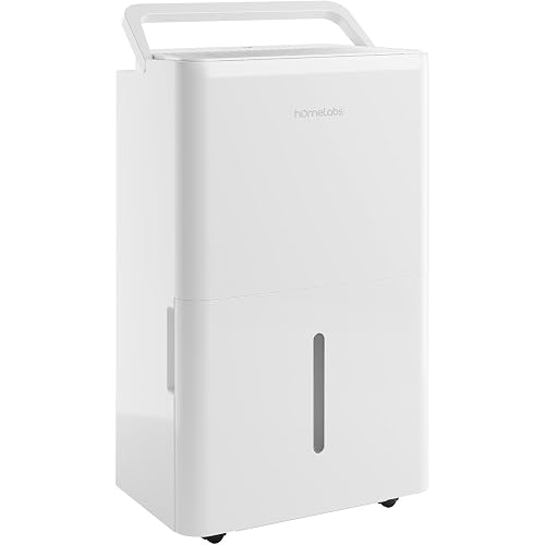 hOmeLabs Dehumidifier 3,500 Sq Ft | for Advanced Humidity & Moisture Control, Quiet, Efficient, Auto Shut-off, Ideal for Home, Basement, Office
