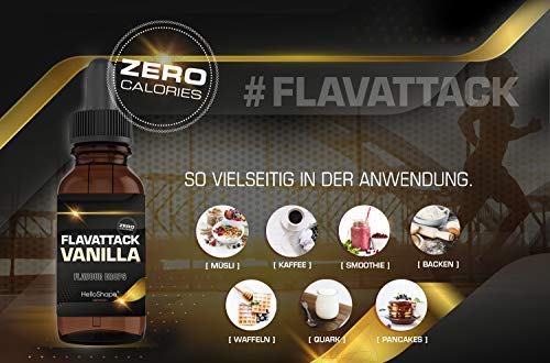 Flavour Drops zuckerfrei 50 ml - Banane | Geschmackstropfen OHNE KALORIEN zum Süßen mit Dosierhilfe | vegan | Für… – Bild 3