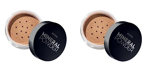 2 x Avon Mineral Loose Powder Foundation - All Shades (Ivory)