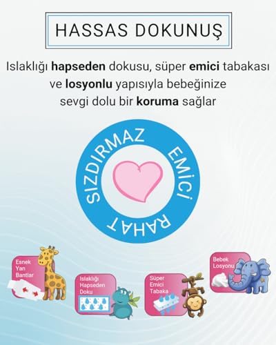 Paddlers Bebek Bezi 7 Numara XX-Large (20-30 Kg) 18 Adet – Eko Paket, Yüksek Emicilik - Görsel 2