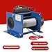 Lfhelper Electric Hoist Winch 881LBS 400kg Electric Winches Steel Electric Hoist Lift for Lifting or Towing Materials, Wire Rope 30m, Lifting Speed 11m/min, 1000w