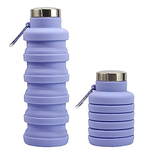 UK Brand Collapsible Silicone Water Bottle 500ml