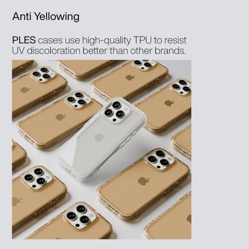 Coque iPhone 16 transparente mate résistant aux traces et aux chocs PLES ARCHE - 7