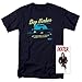 Dexter Bay Harbour Moonlight Fishing T Shirt & Stickers (X-Large) Navy