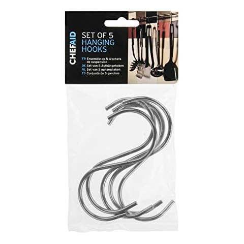 Chef Aid Stainless Steel S Hooks for Home Cover