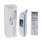 Material principal: ABS. huiouer - Termómetro Digital para Oreja y Frente, termómetro infrarrojo médico para bebés, niños, Adultos, Fahrenheit y Celsius Converti, BL