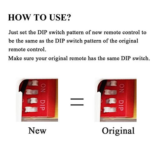 Uc7078T Ceiling Fan Remote Control Replacement Of Hampton Bay Uc7078T, With Reverse #TOP2