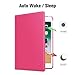 Fintie Case for iPad 9.7 2018 2017 / iPad Air 2 / iPad Air - 360 Degree Rotating Protective Stand Cover with Auto Sleep Wake for iPad 9.7 inch (6th Gen, 5th Gen) / iPad Air 2 / iPad Air, Magenta