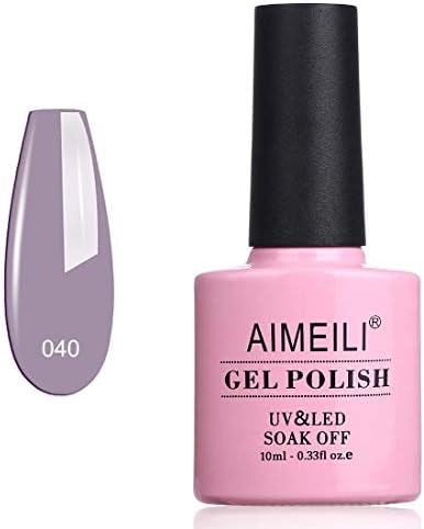 AIMEILI Soak Off U V LED Gel Nail Polish - Cashmere Kind of Gal (040) 10ml