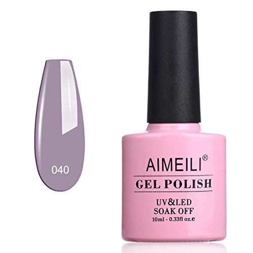 Aimeili Soak Off U V Led Gel Nail Polish - Cashmere Kind Of Gal (040) 10Ml #TOP6