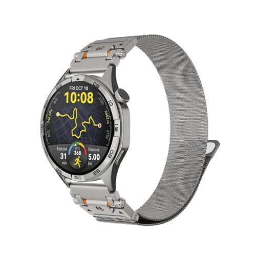 20mm /22mm ~l[[oh ɓKSamsung Galaxy FE/7/6/5/4/40mm/44mm/6Classic/43/47mm/Huawei GT5/4Pro/46mmɑΉ(Titanium,For Galaxy Watch 