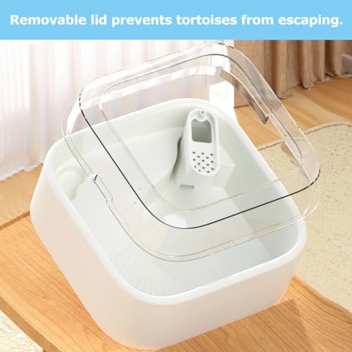 Aquarium de tortue avec tête de douche de pluie et pompe medium - 4