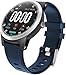 Produktbild Smartwatch, EKG-Herzfrequenz-Armband, Blutdruck-Fitness-Tracker, wasserdicht, Farbbildschirm, für Männer und Frauen, Sport, Adroid, iOS-Armbanduhr, Blau