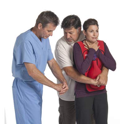 Act+Fast Anti Choking Trainer Red - Simulador de maniobra de Heimlich y Paquetes Interescapulares (Adulto)